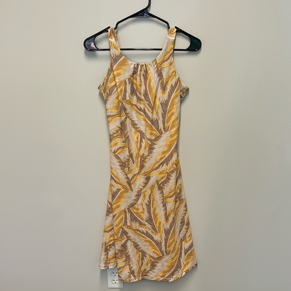 NWT Prana Skypath Dress Size Small Canella Panama Design Shelf Bra